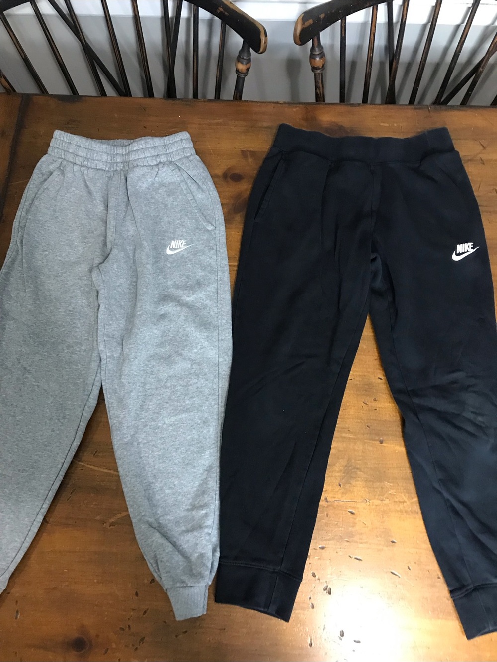 Nike Kids Grey & Black Jogger Duo - Swoosh Logo